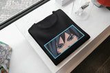 T-Shirt Unisex Ricamata 100% Cotone – Confortevole – Design Sguardo Personaggio anime Giyu Tomioka