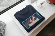 T-Shirt Unisex Ricamata 100% Cotone – Confortevole – Design Sguardo Personaggio anime Giyu Tomioka-Biiply