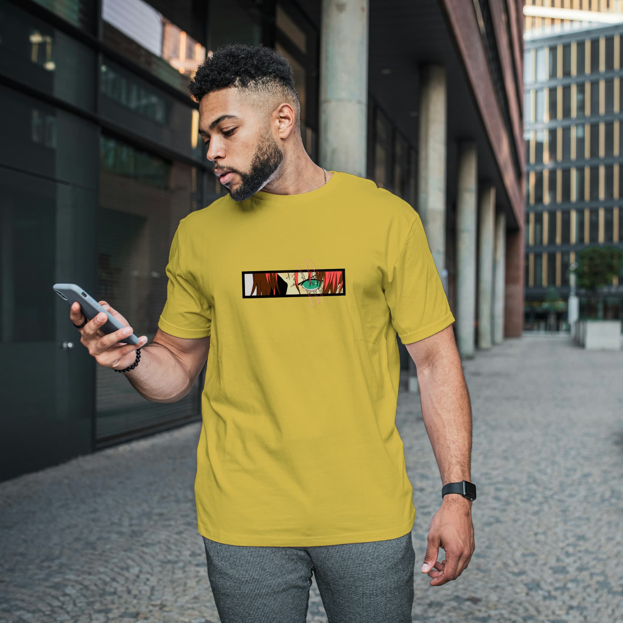 Camiseta Unisex Bordada 100% Algodón – Cómoda – Diseño Shanks eyes