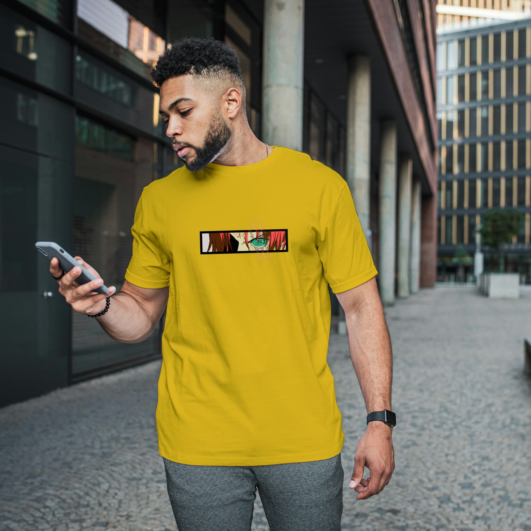 Camiseta Unisex Bordada 100% Algodón – Cómoda – Diseño Shanks eyes