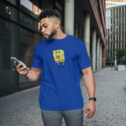 Camiseta Unisex Bordada 100% Algodón – Cómoda – Diseño Bob Esponja