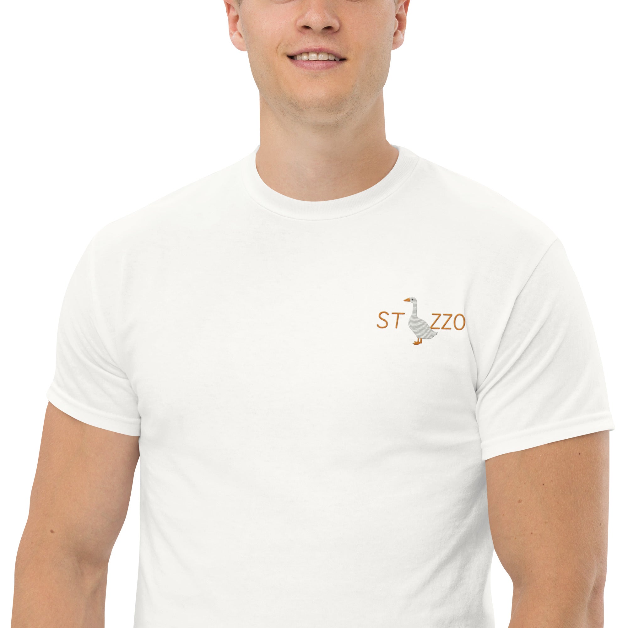 T-Shirt Unisex Ricamata 100% Cotone – Confortevole – Design St..zzo-Biiply