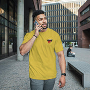 Camiseta Unisex Bordada 100% Algodón – Cómoda – Diseño Boca de Sukuna con Lengua