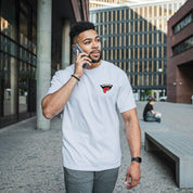 Camiseta Unisex Bordada 100% Algodón – Cómoda – Diseño Boca de Sukuna con Lengua