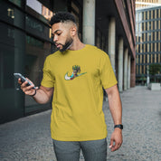 Camiseta Unisex Bordada 100% Algodón – Cómoda – Diseño Swoosh Dr.stone