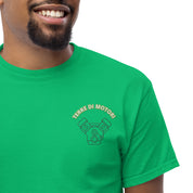 T-Shirt Unisex Ricamata 100% Cotone – Confortevole – Design Terre di Motori-Biiply