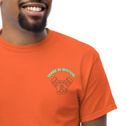T-Shirt Unisex Ricamata 100% Cotone – Confortevole – Design Terre di Motori-Biiply