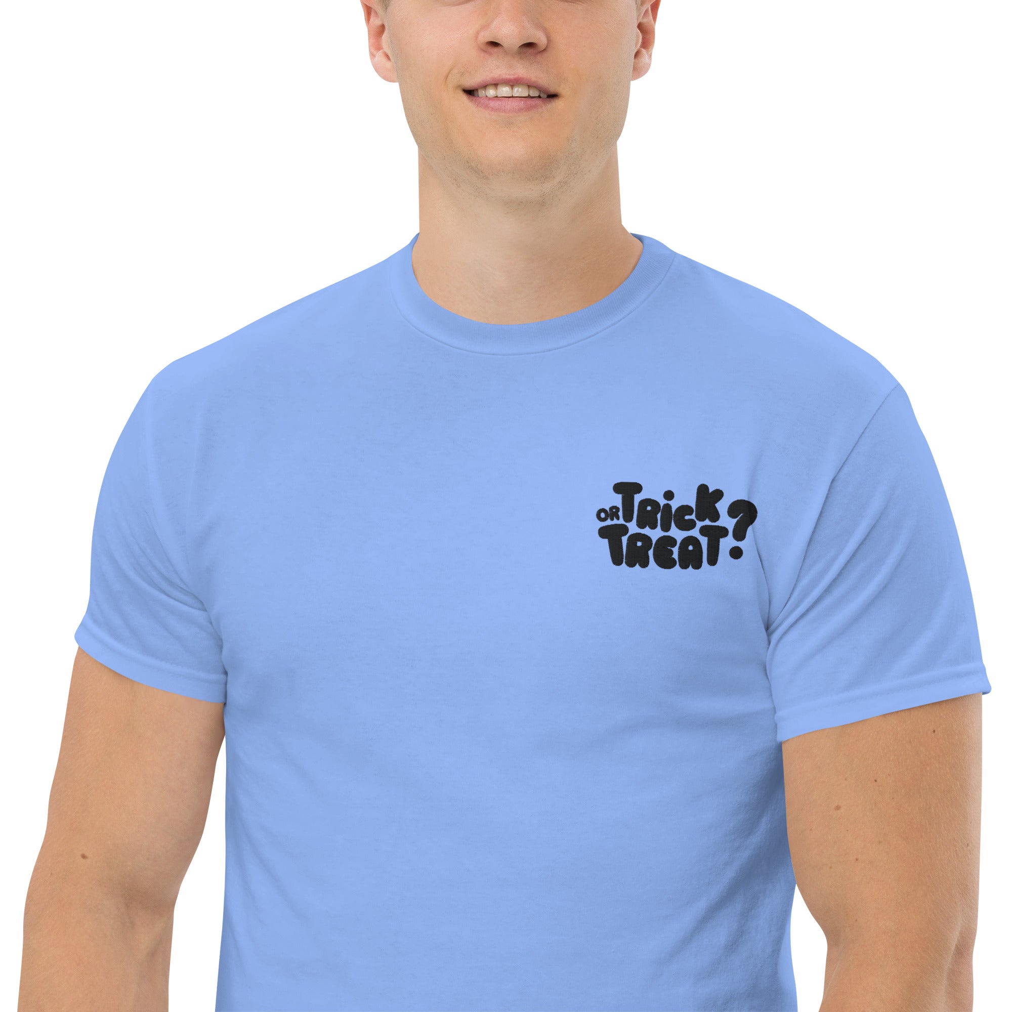 T-Shirt Unisex Ricamata 100% Cotone – Confortevole – Design Trick or Treat - 26 - Biiply - Inizia Il tuo progetto
