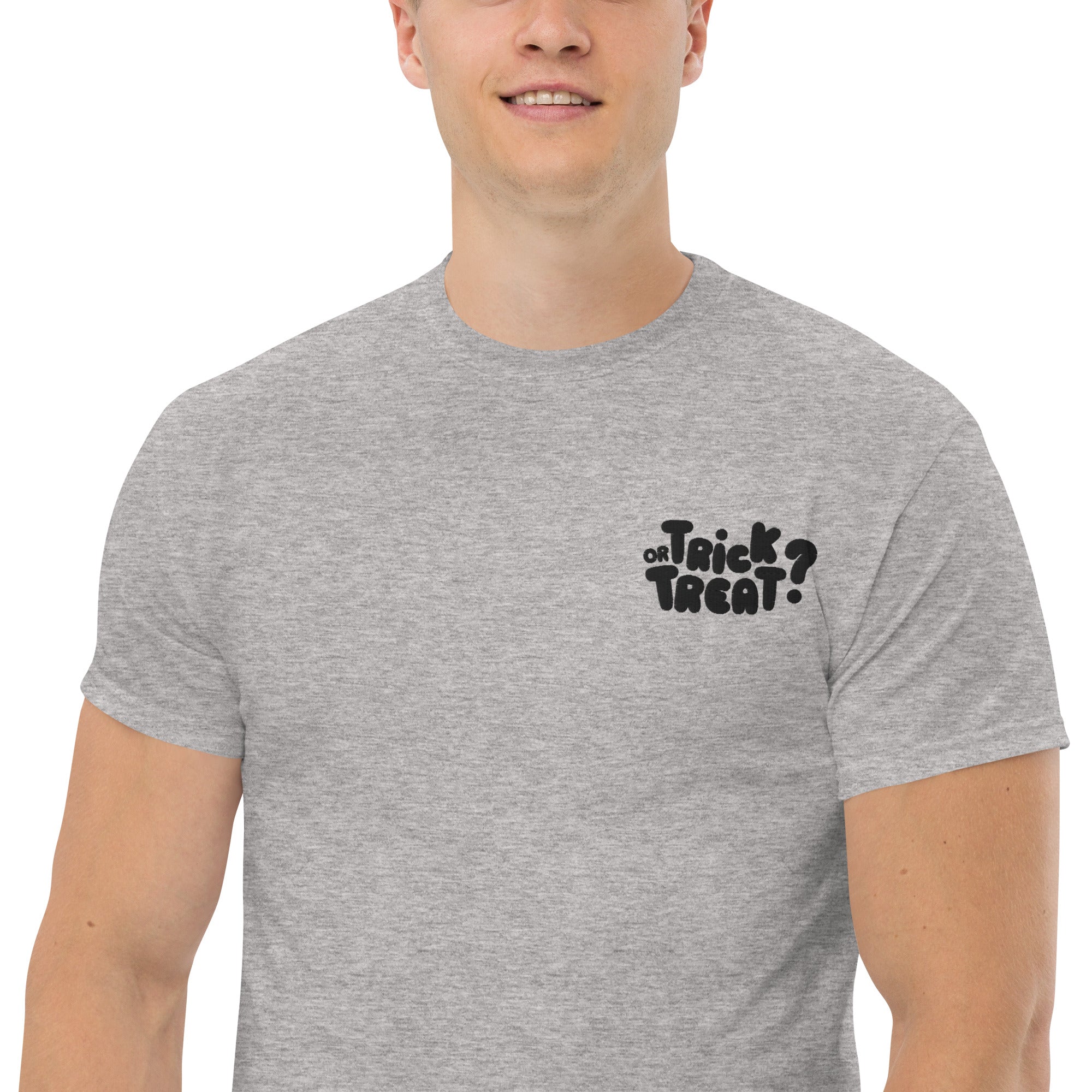 T-Shirt Unisex Ricamata 100% Cotone – Confortevole – Design Trick or Treat - 42 - Biiply - Inizia Il tuo progetto