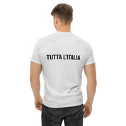 T-Shirt Unisex Ricamata 100% Cotone – Confortevole – Design Tutta L'italia-Biiply