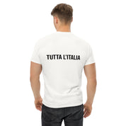 T-Shirt Unisex Ricamata 100% Cotone – Confortevole – Design Tutta L'italia-Biiply