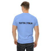 T-Shirt Unisex Ricamata 100% Cotone – Confortevole – Design Tutta L'italia-Biiply