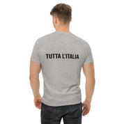 T-Shirt Unisex Ricamata 100% Cotone – Confortevole – Design Tutta L'italia-Biiply