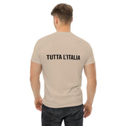 T-Shirt Unisex Ricamata 100% Cotone – Confortevole – Design Tutta L'italia-Biiply