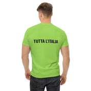 T-Shirt Unisex Ricamata 100% Cotone – Confortevole – Design Tutta L'italia-Biiply