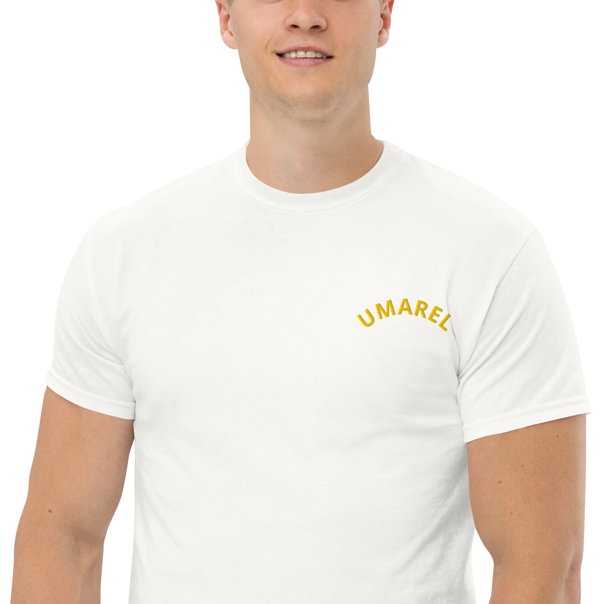 T-Shirt Unisex Ricamata 100% Cotone – Confortevole – Design Umarel-Biiply
