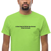 T-Shirt Unisex Ricamata 100% Cotone – Confortevole – Design Una Scrana-Biiply