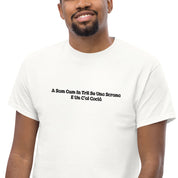 T-Shirt Unisex Ricamata 100% Cotone – Confortevole – Design Una Scrana-Biiply