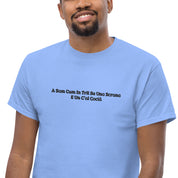 T-Shirt Unisex Ricamata 100% Cotone – Confortevole – Design Una Scrana-Biiply