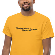 T-Shirt Unisex Ricamata 100% Cotone – Confortevole – Design Una Scrana-Biiply