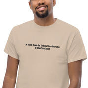 T-Shirt Unisex Ricamata 100% Cotone – Confortevole – Design Una Scrana-Biiply