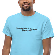 T-Shirt Unisex Ricamata 100% Cotone – Confortevole – Design Una Scrana-Biiply
