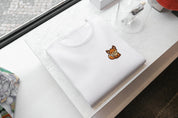 T-Shirt Unisex Ricamata 100% Cotone – Confortevole – Design Volpe-Biiply
