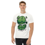 T-Shirt Unisex Stampata 100% Cotone – Confortevole – Design Addominali Hulk-Biiply