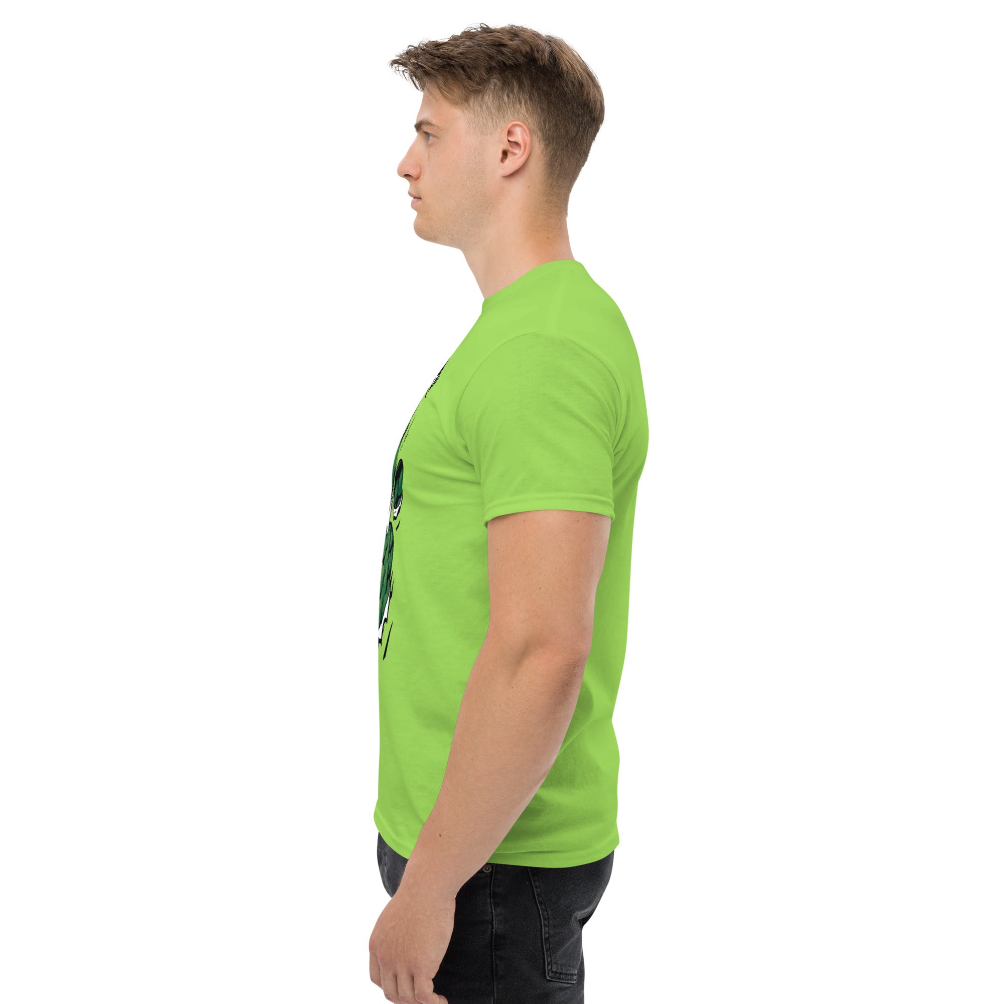 T-Shirt Unisex Stampata 100% Cotone – Confortevole – Design Addominali Hulk-Biiply
