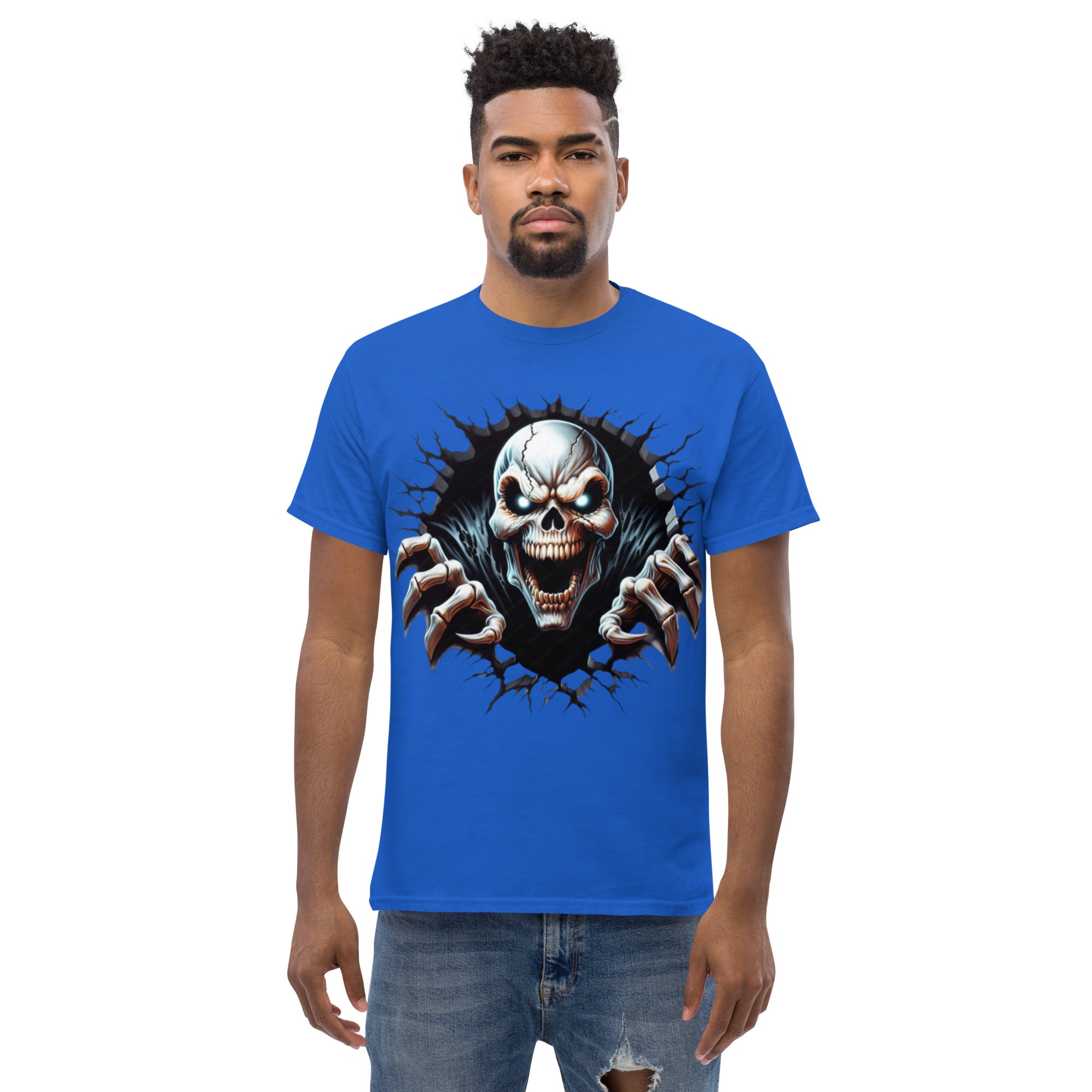 T-Shirt Unisex Stampata 100% Cotone – Confortevole – Design Alien Scream-Biiply