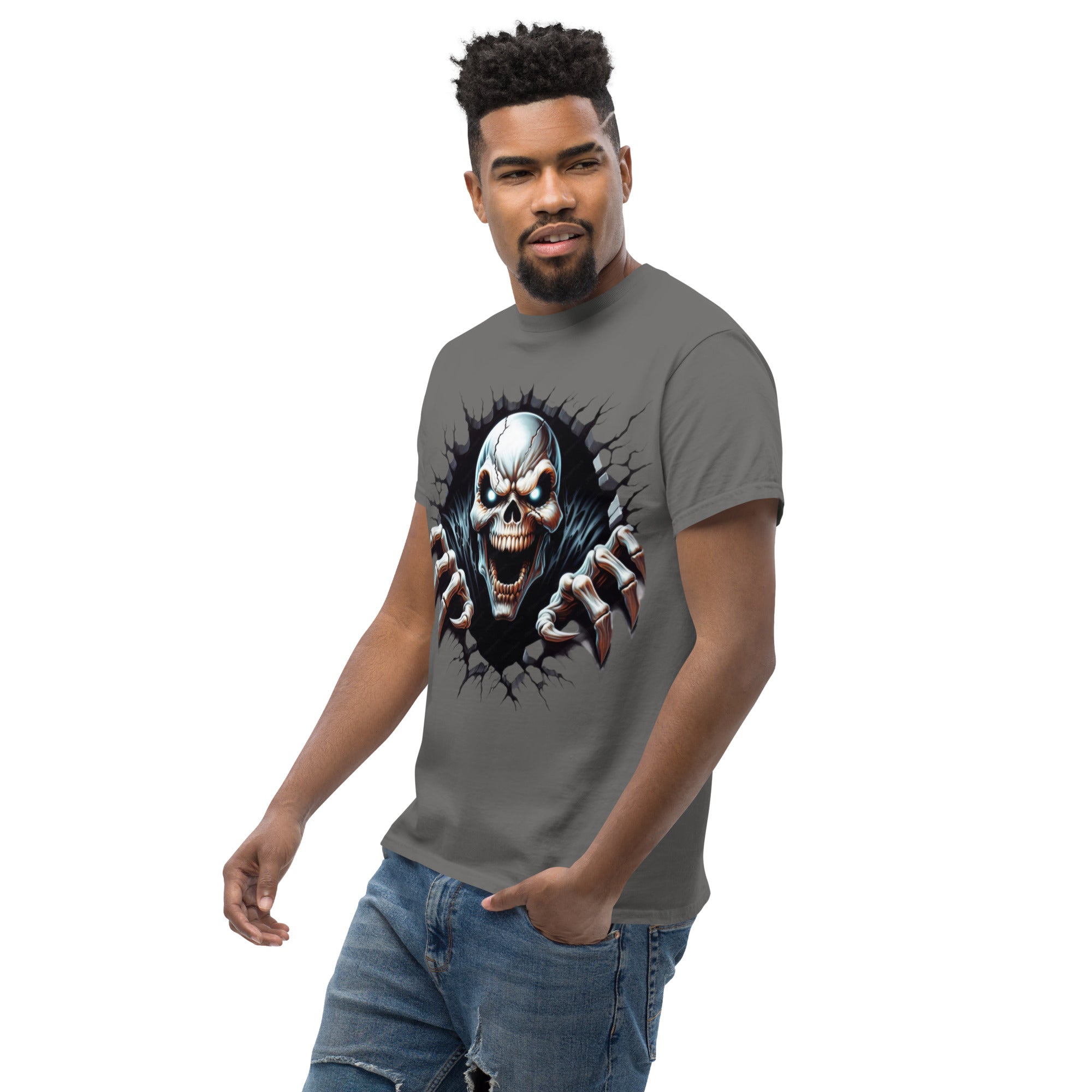 T-Shirt Unisex Stampata 100% Cotone – Confortevole – Design Alien Scream-Biiply