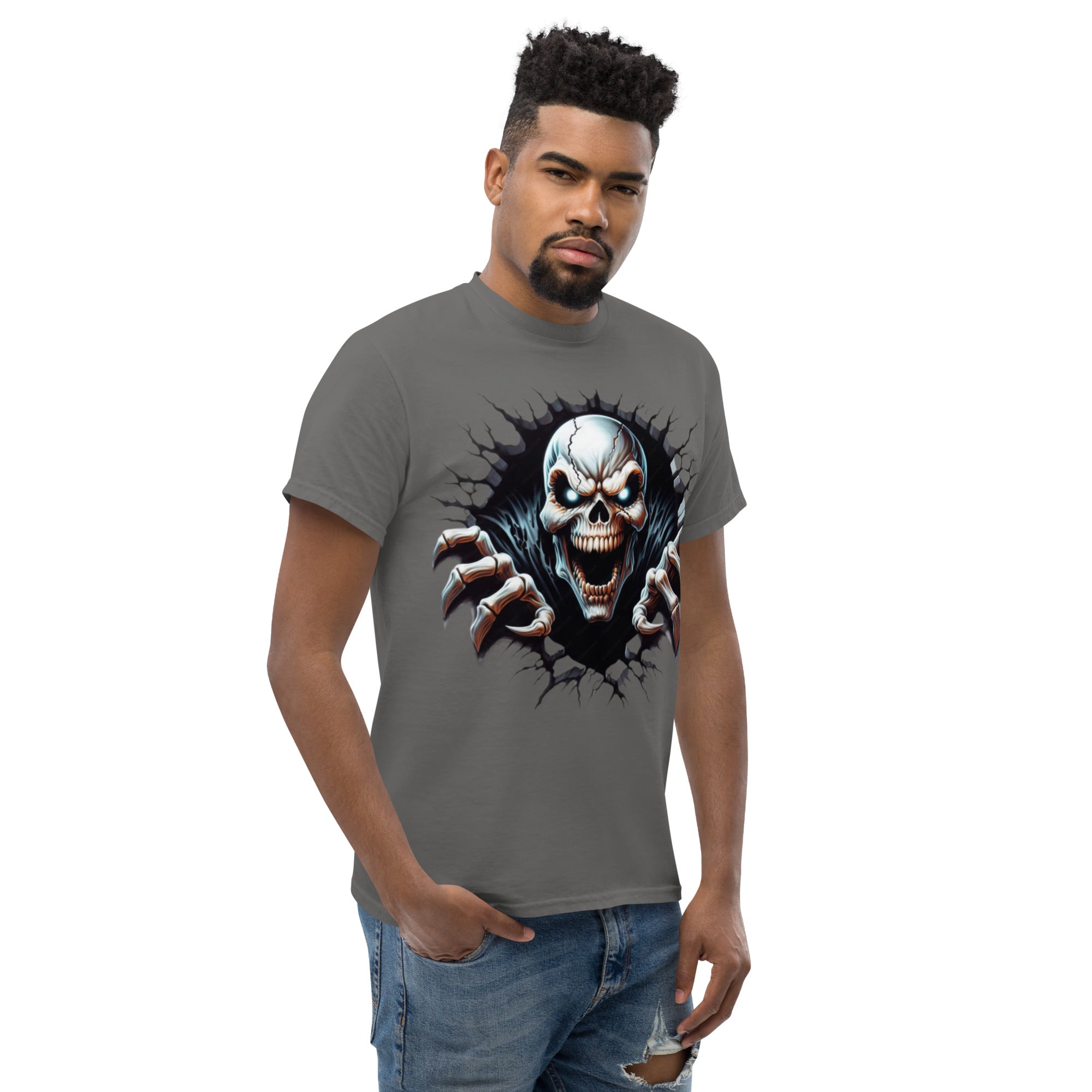 T-Shirt Unisex Stampata 100% Cotone – Confortevole – Design Alien Scream-Biiply