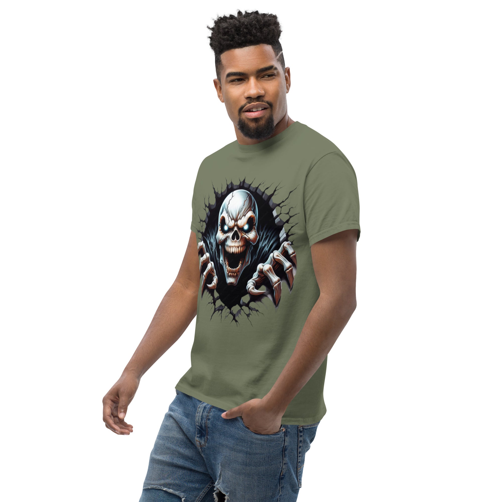 T-Shirt Unisex Stampata 100% Cotone – Confortevole – Design Alien Scream-Biiply