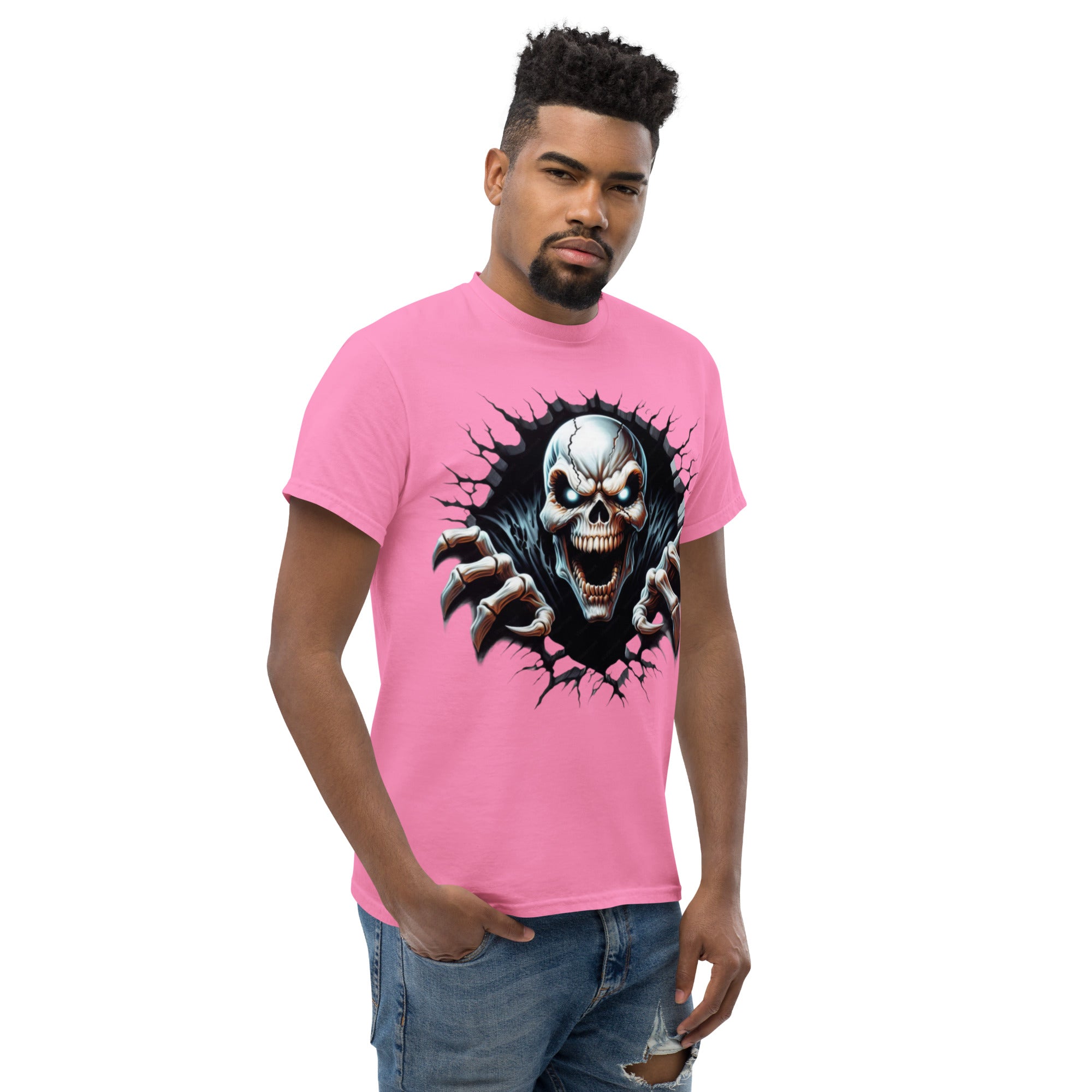 T-Shirt Unisex Stampata 100% Cotone – Confortevole – Design Alien Scream-Biiply