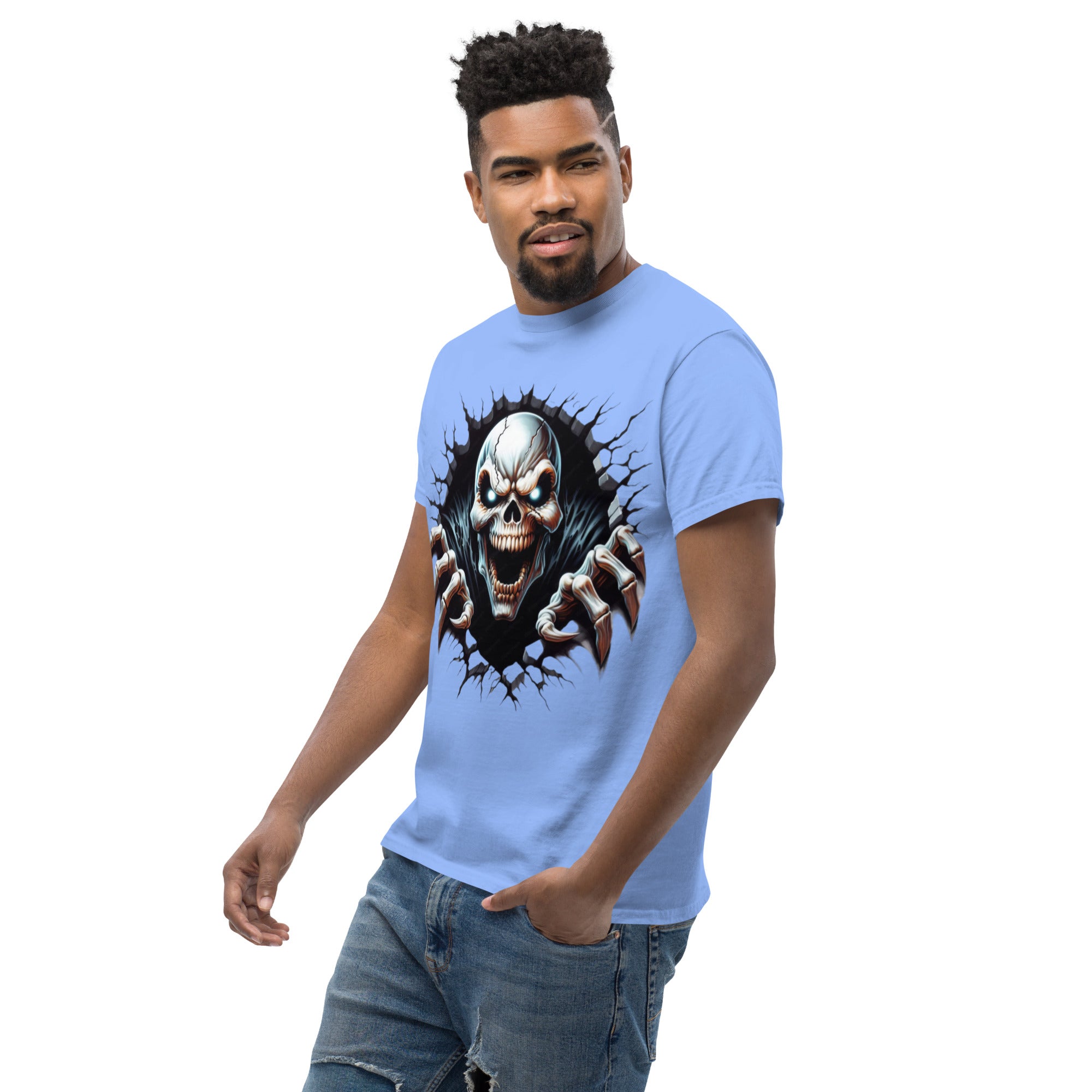 T-Shirt Unisex Stampata 100% Cotone – Confortevole – Design Alien Scream-Biiply