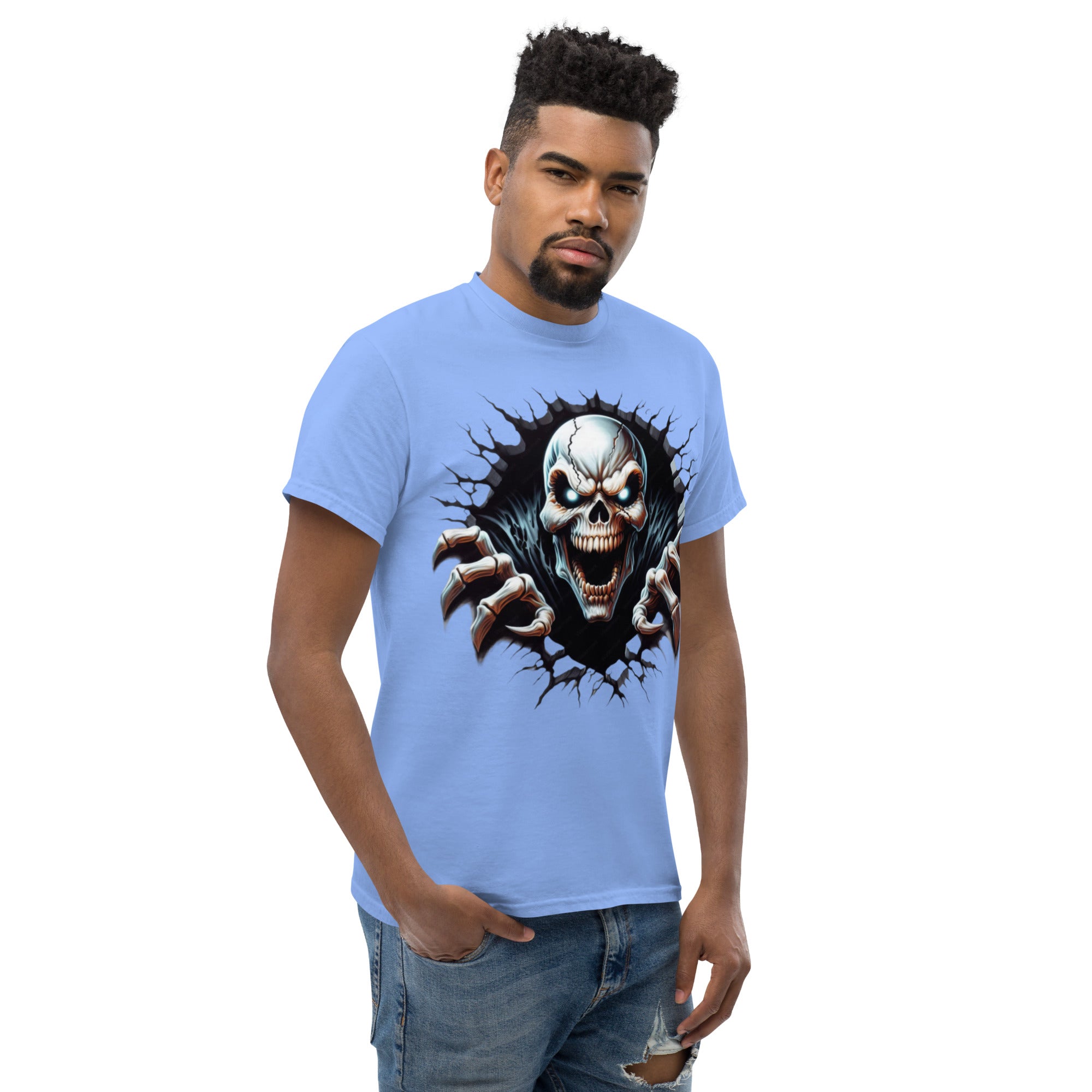T-Shirt Unisex Stampata 100% Cotone – Confortevole – Design Alien Scream-Biiply