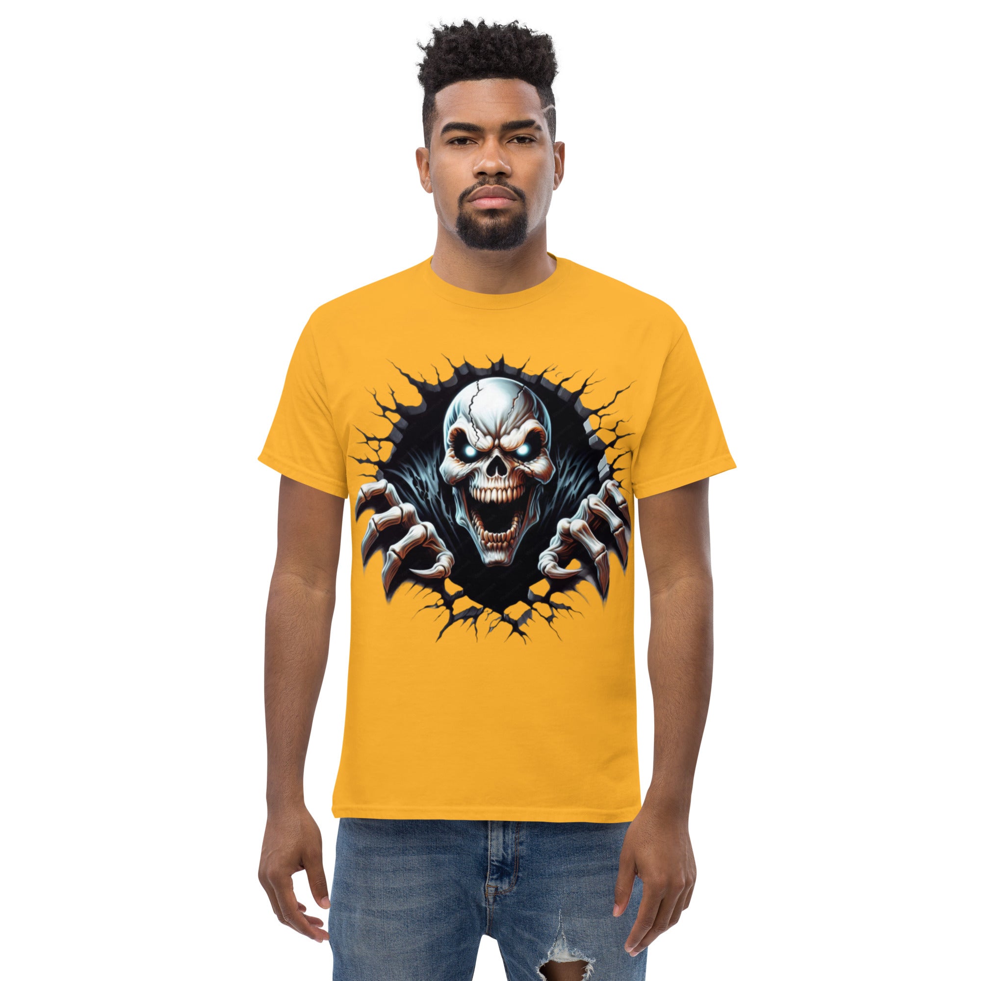 T-Shirt Unisex Stampata 100% Cotone – Confortevole – Design Alien Scream-Biiply