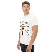 T-Shirt Unisex Stampata 100% Cotone – Confortevole – Design Anatra che ride-Biiply