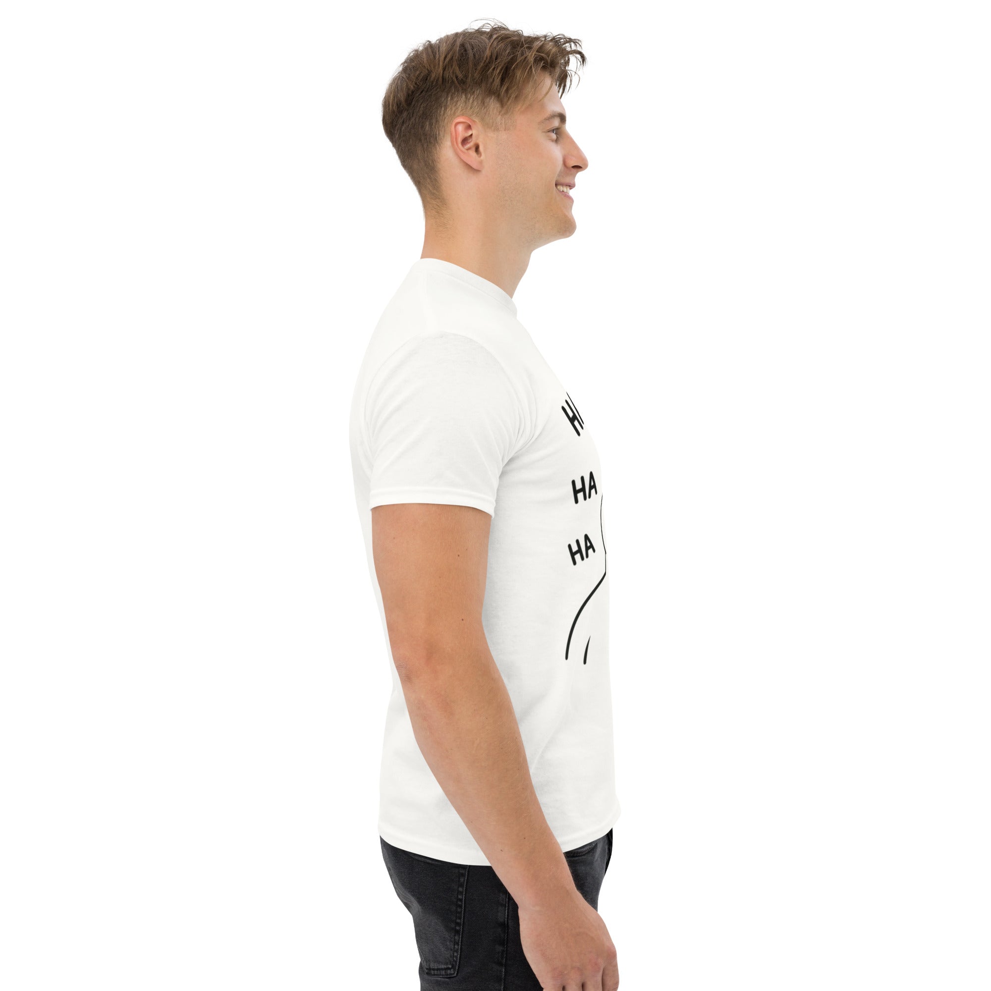T-Shirt Unisex Stampata 100% Cotone – Confortevole – Design Anatra che ride-Biiply