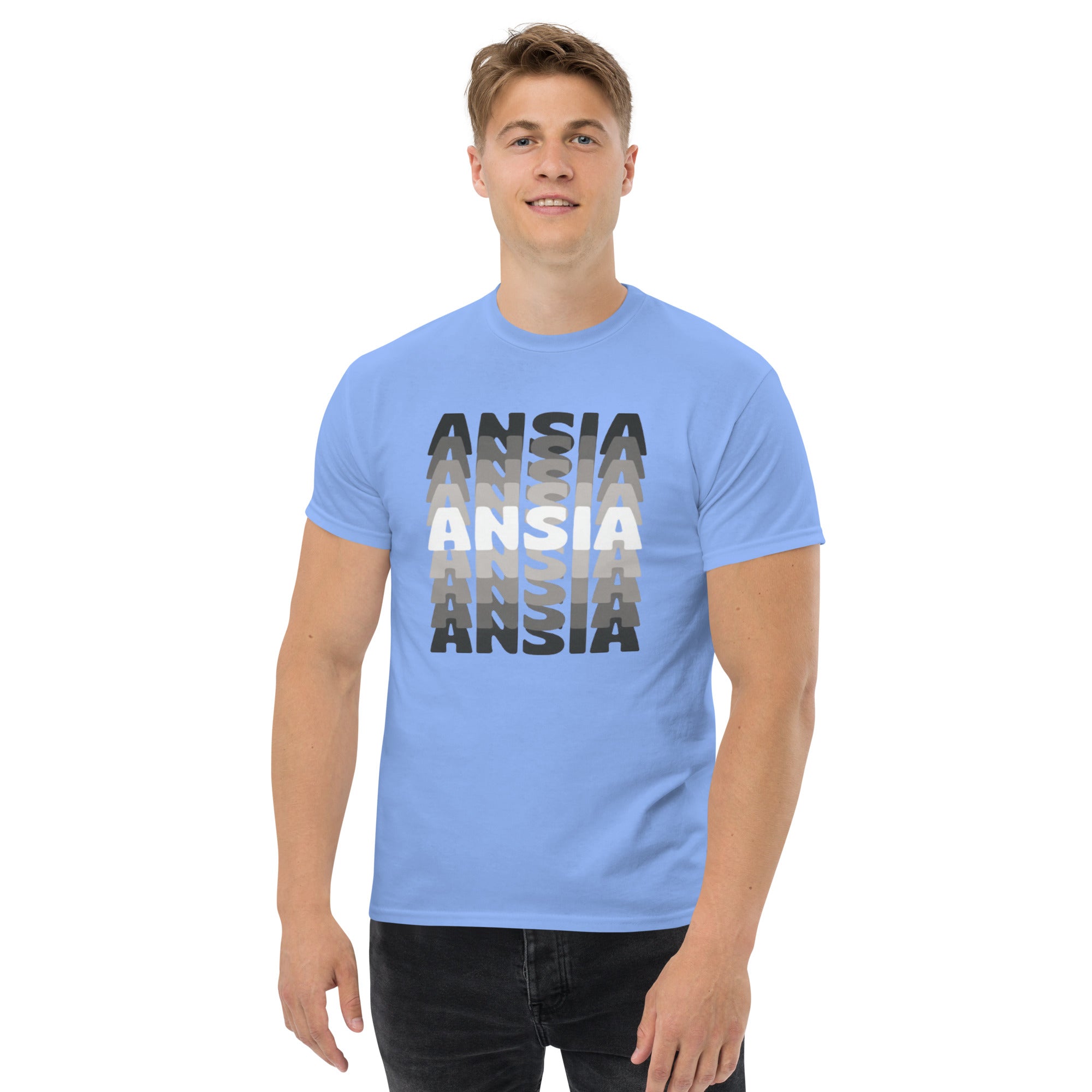 T-Shirt Unisex Stampata 100% Cotone – Confortevole – Design Ansia-Biiply