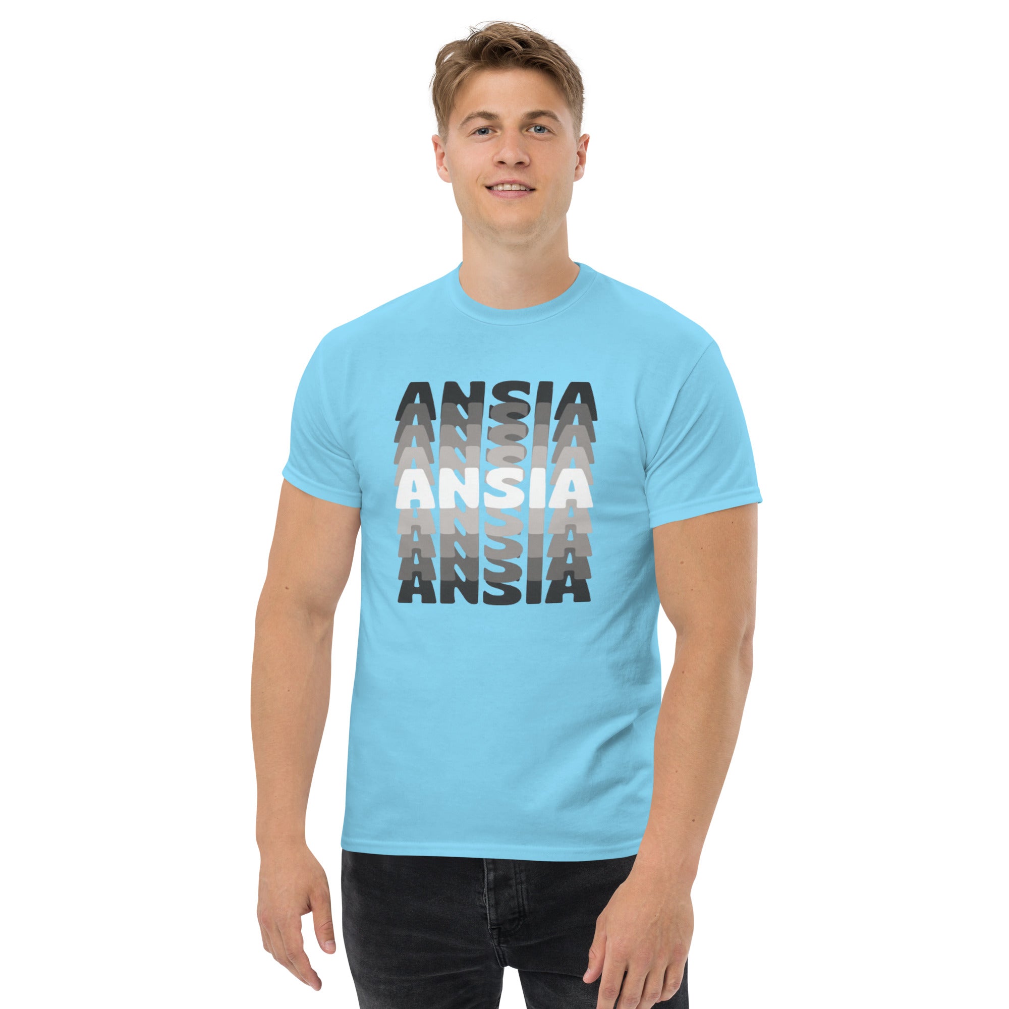 T-Shirt Unisex Stampata 100% Cotone – Confortevole – Design Ansia-Biiply