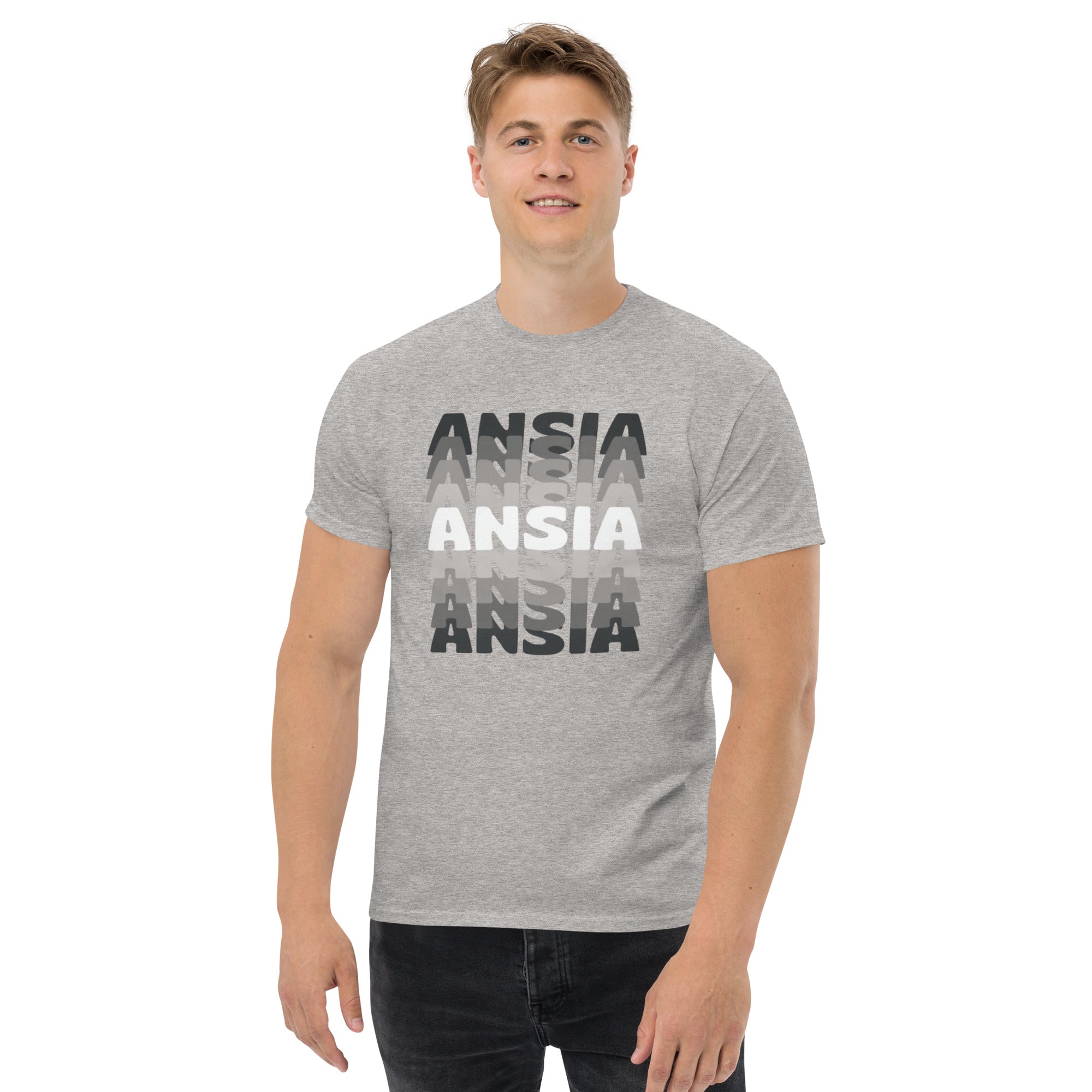 T-Shirt Unisex Stampata 100% Cotone – Confortevole – Design Ansia-Biiply