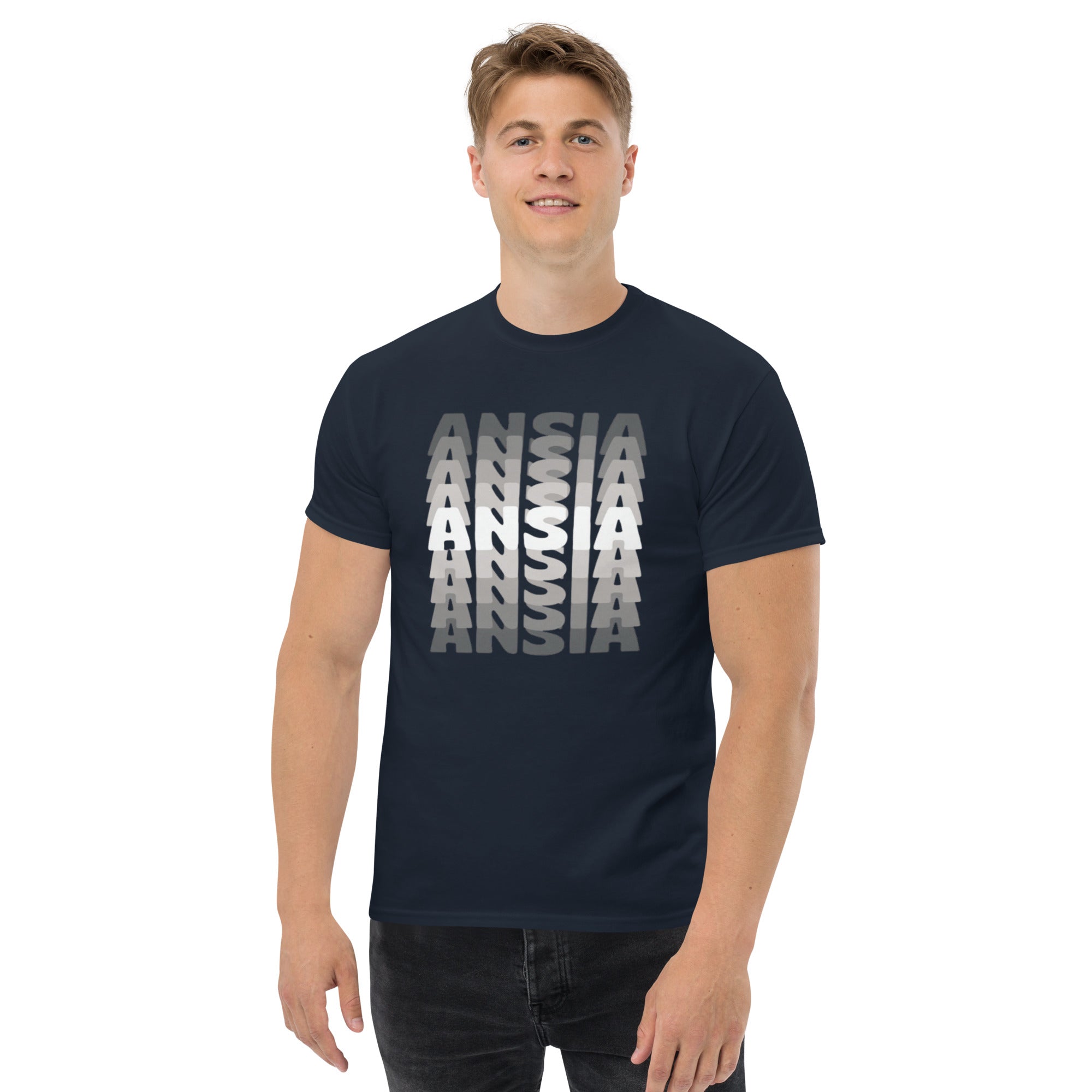 T-Shirt Unisex Stampata 100% Cotone – Confortevole – Design Ansia-Biiply