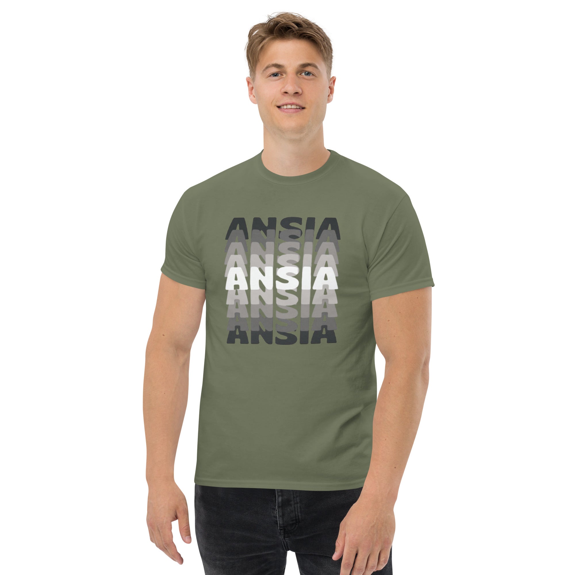 T-Shirt Unisex Stampata 100% Cotone – Confortevole – Design Ansia-Biiply