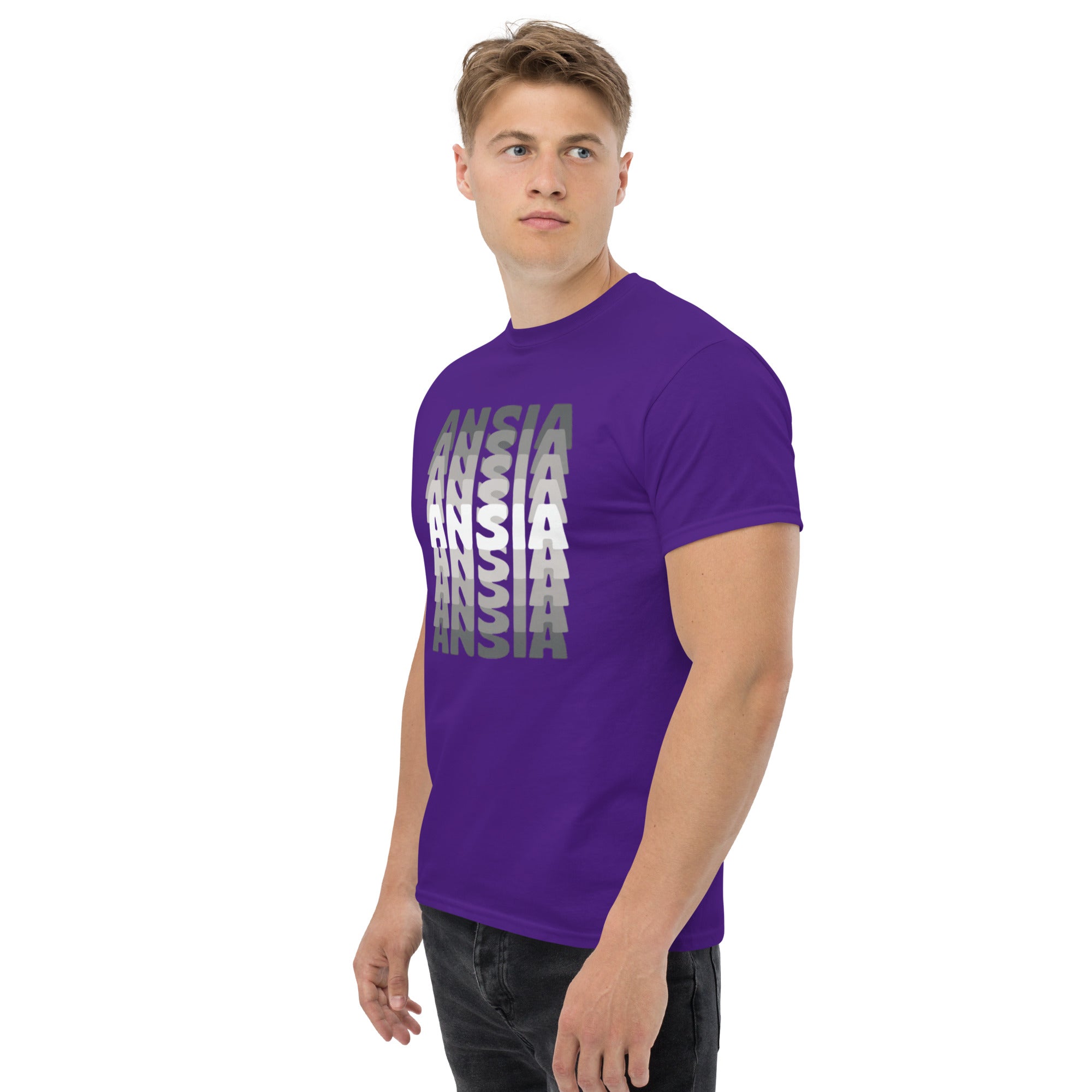 T-Shirt Unisex Stampata 100% Cotone – Confortevole – Design Ansia-Biiply