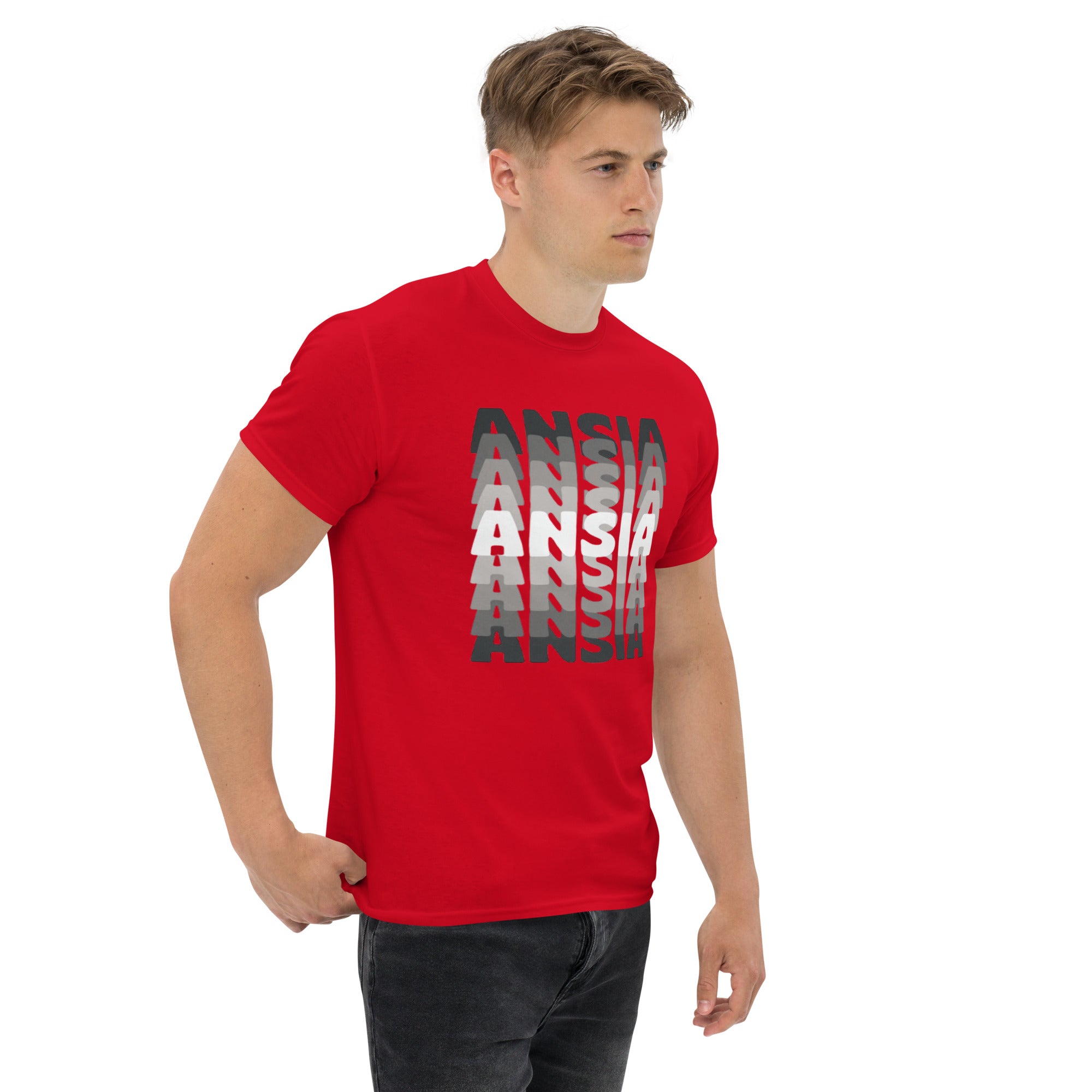 T-Shirt Unisex Stampata 100% Cotone – Confortevole – Design Ansia-Biiply