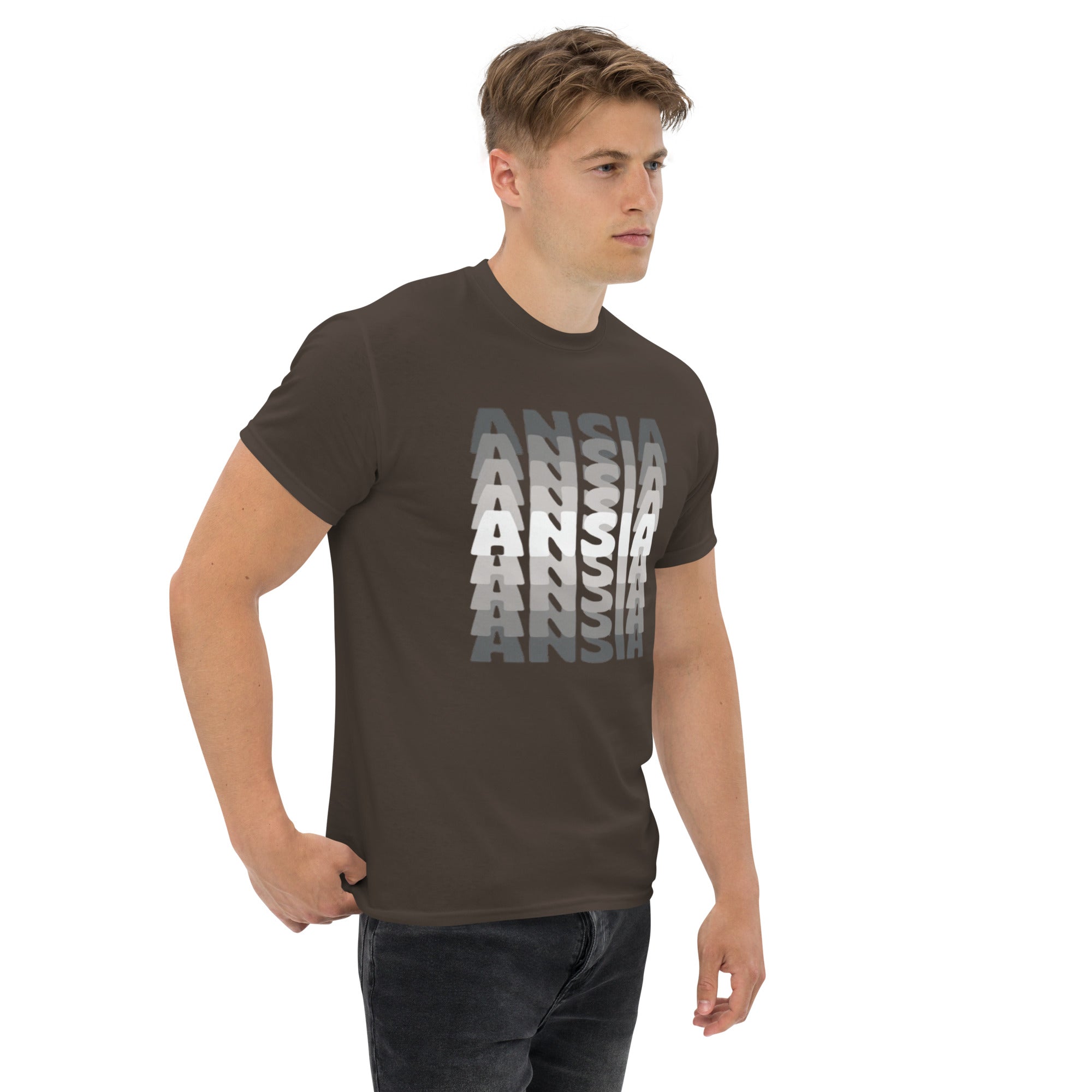 T-Shirt Unisex Stampata 100% Cotone – Confortevole – Design Ansia-Biiply