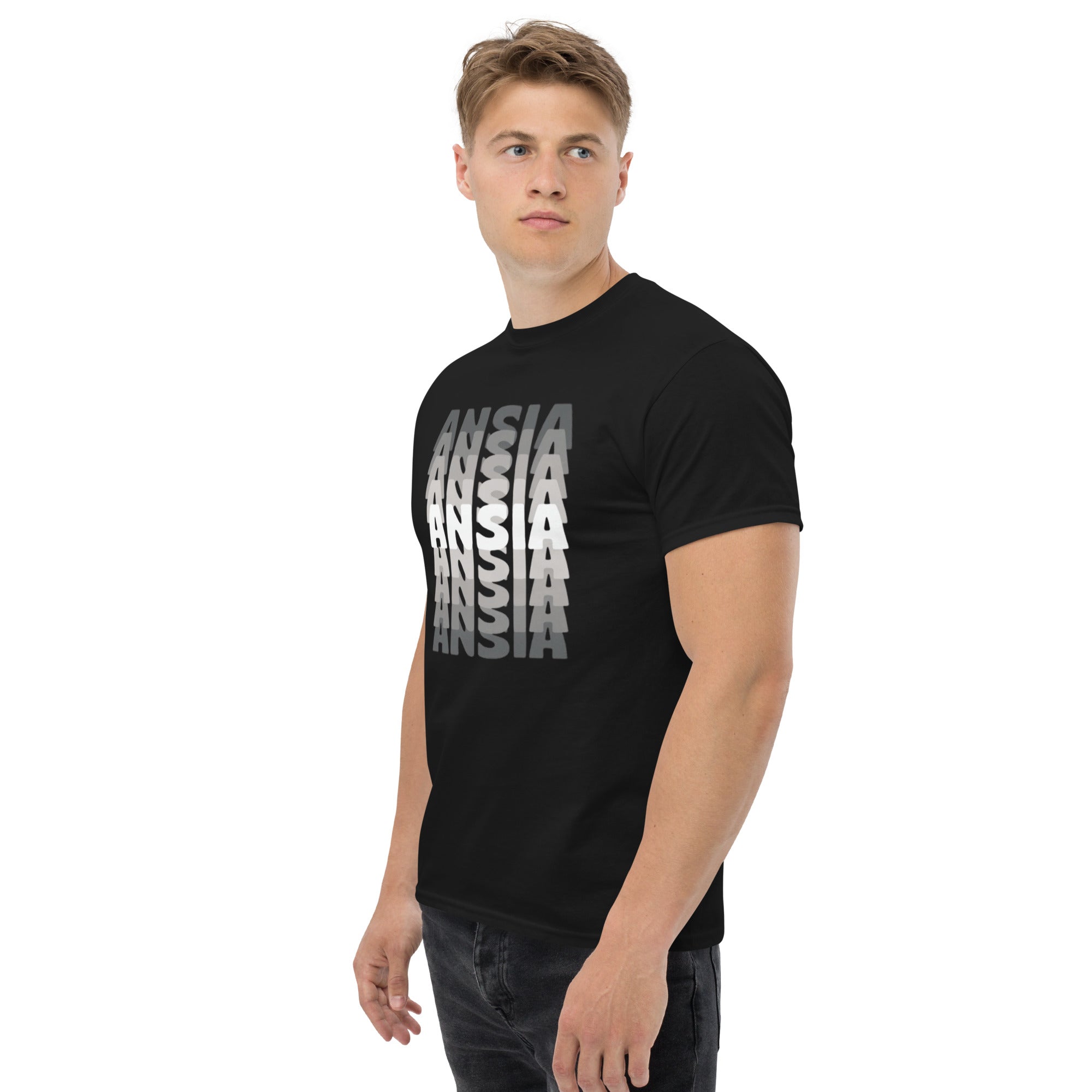 T-Shirt Unisex Stampata 100% Cotone – Confortevole – Design Ansia-Biiply