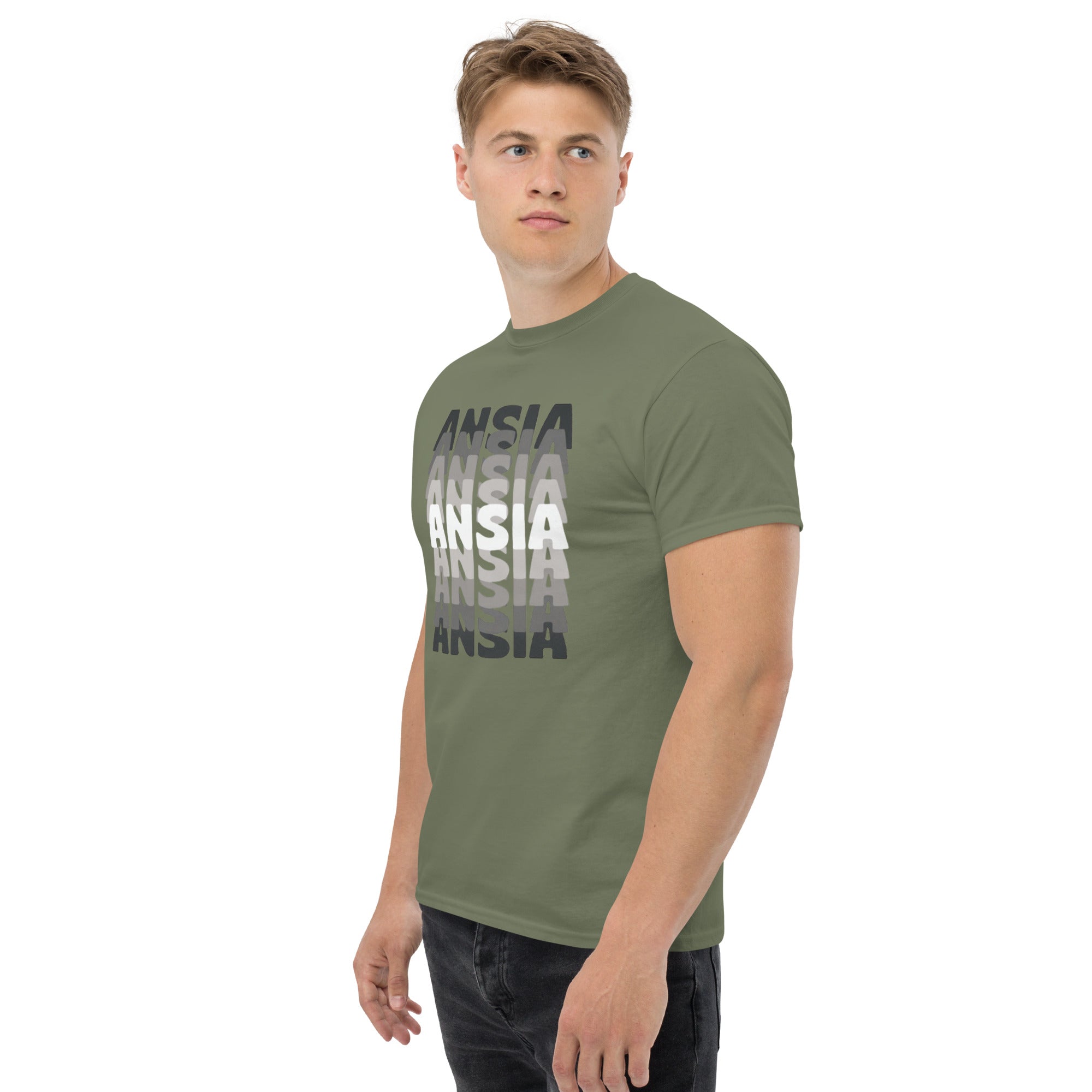 T-Shirt Unisex Stampata 100% Cotone – Confortevole – Design Ansia-Biiply