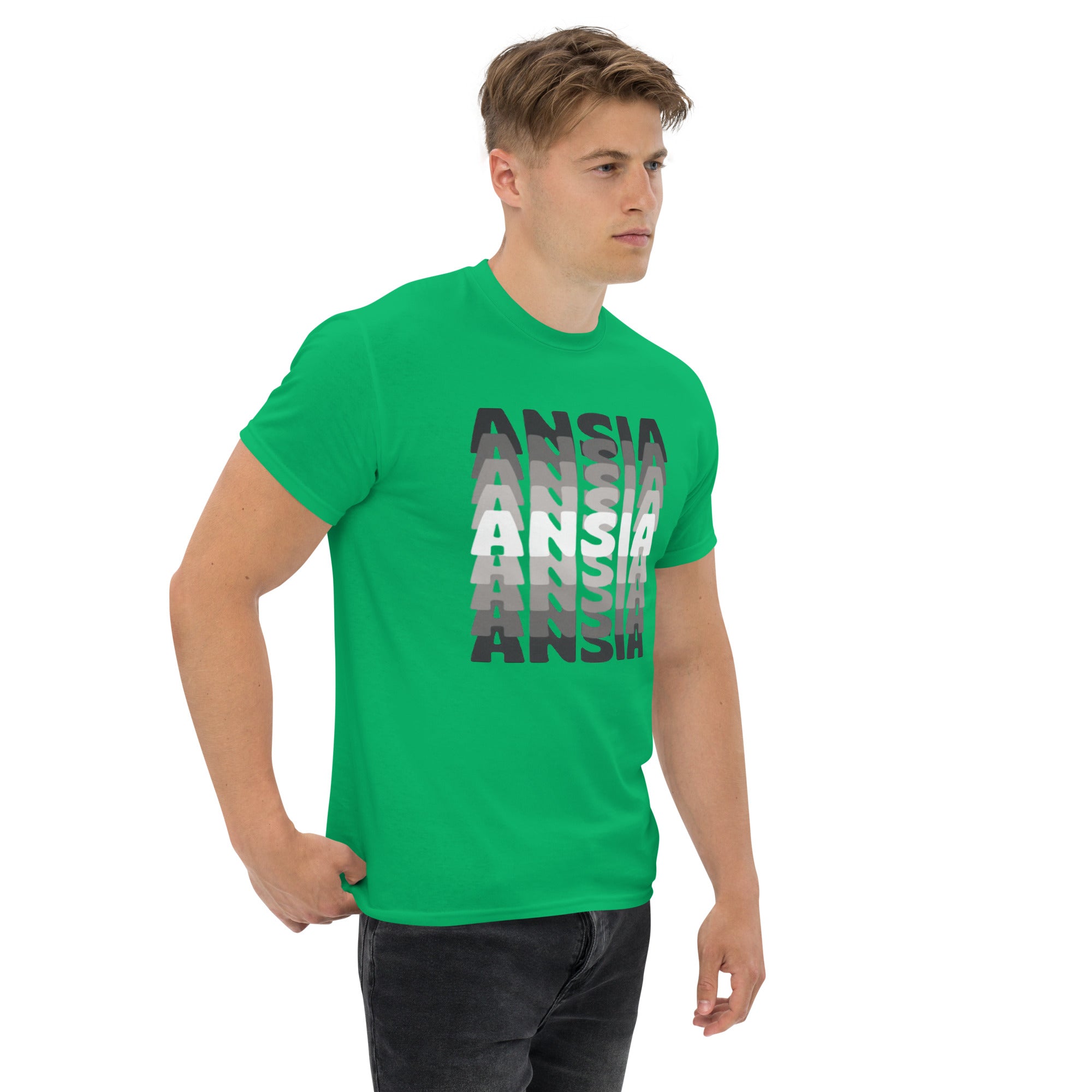 T-Shirt Unisex Stampata 100% Cotone – Confortevole – Design Ansia-Biiply